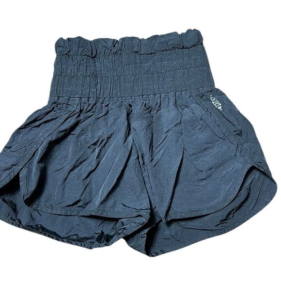 Free people movement black the way home shorts athletic workout xs high waist - Picture 3 of 5